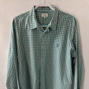 Green, White & Blue XXL Check Next Shirt  100% Cotton